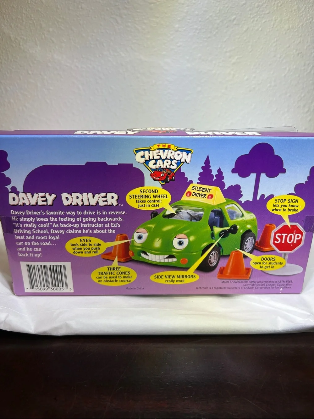 Vintage 1998 Davey “Student Driver” Limited Edition Chevron Car